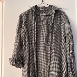 Vintage Liz Claiborne gingham shirt
